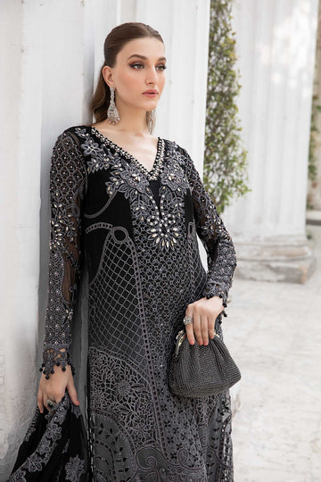 Embroidered Chiffon Suit - MPC-24-101