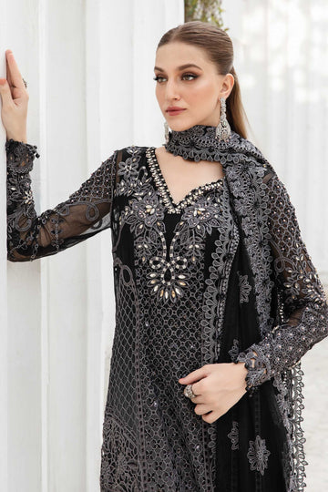 Embroidered Chiffon Suit - MPC-24-101