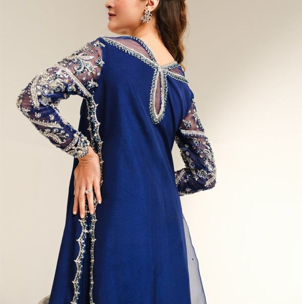 Aiman Khan - Darkblue Outfit